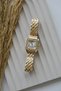 Wristwatch Steel Cord Water Resistant Metal Unisex Men Women New Season Jewelled Watch