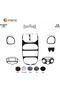 Meriç ®   Peugeot 206 Front Glove Box Trim Mahogany 10 Pieces 2001-2010 - 3