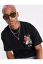 Unisex Koi Oversize T-shirt Black - 2