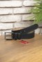 4 Cm Black Faux Leather Belt - 3
