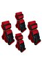 Red Color Suitcase Bag Safety Belt 4 Pieces Width 4cm