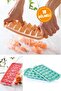 18 Compartments Diamond Shape Ice Tray Practical Icebox with Lid