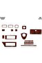 Meriç ®   Peugeot J9 Premier Front Glove Box Trim Mahogany 18 Pieces 2006-2010 - 3