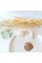 White Steel Earrings - Needle and Polymer Clay Seashell Handmade - 5