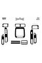 Meriç ®   Nissan Sentra Front Glove Box Trim Gloss Black 10 Piece 1995-1997 - 2