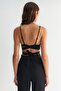 X Zeynep Tosun Black Stone Accessory Bustier TCLSS23BS00015 - 5