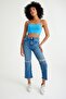 Ribbed Camisole Thin Straps Crop Body