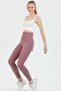 Women's High Waist Ribbed Leggings - 2