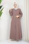 Women's Summer Zippered Stone Detailed Long Top Coat 932 - 6