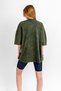 Khaki Colored Basic Oversize Unisex T-Shirt - Washable - 4