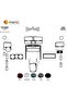 Meriç ®   Volkswagen Bora Front Glove Box Trim Mahogany 19 Piece 1998-2008 - 4