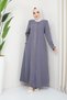 Women's Summer Hidden Zipper Honeycomb Fabric Hijab Topcoat - 5