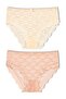 2-Piece Lace High Waist Plus Size Bato Women's Panties