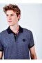 Licensed Polo Collar Navy Blue T-shirt with Gift Wooden Box - 5