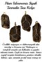 Certified Xl Raw Unprocessed Natural Tourmaline Stone Necklace (4-5 CM) - 2