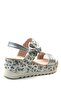 1729 Girl's Silver Floral 5 Cm Wedge Heel Sandals - 4