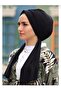 Sandy Fabric Gathered Design - Ready Black Bonnet - 5