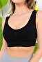 Women Modal Crop Top Bustier Thick Straps Seamless Seamless Knitted Bustier - 4