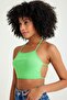 Ribbed Camisole Back Detailed Crop Body - 6