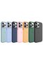 Apple iPhone 14 Pro Max Case Frosted Transparent Metal Frame May Cover - 3
