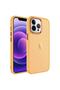 Apple iPhone 13 Pro Max Case Frosted Transparent Metal Frame May Cover