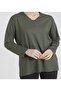Lycra Tulle Viscose V-Neck Mother's Combed Cotton Blouse