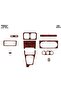 Meriç ®   Renault Laguna Front Glove Box Trim Mahogany 10 Pieces 1994-1998