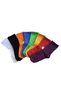 8-Piece Basketball Solid Color Cheerful College Tennis Socks