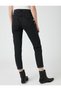 Mona Black Colorfast Mom Jean Women's Boyfriend High Waist Lycra Jeans - 4