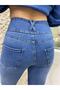 High Waist Lycra Jean Trousers (Color Options) - 3