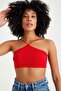 Ribbed Camisole Crop Body with Hose Detail - 4