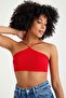 Ribbed Camisole Crop Body with Hose Detail - 5