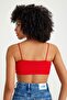 Ribbed Camisole Crop Body with Hose Detail - 8