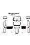 Meriç ®   Skoda Octavia Front Glove Box Trim Glossy Black 11 Pieces 2010-2016