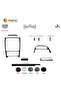Meriç ®   Suzuki Baleno Front Glove Box Trim Aluminum 9 Pieces 1997-2006 - 2