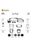 Meriç ®   Toyota Camry Front Glove Box Trim Gloss Black 14 Piece 1991-1997 - 2