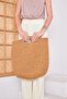 Via Veneto Handmade Paper String Handbag |   Kraft Color |   Lined |   Daily, Vacation & Beach Use | - 2