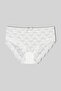 White Lace High Waist Large Size Women's Panties
