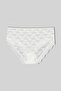 White Lace High Waist Large Size Women's Panties - 2