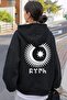 Unisex 2Ip Knitted Fabric Turan Union Reflector Print Oversize Cardigan - 2