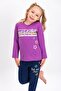 Menekşe Licensed Girl's Pajama Set
