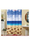 Bathroom Shower Curtain 10019 Double Wing 2X120X200 Shower Cabin Curtain