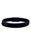 Men's Black Color Rope Woven Black Magnet Bracelet BT428
