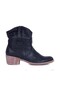 - Genuine Leather Black Women's Boots 105-2500-Venus