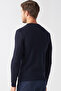 Men's Navy Blue Sweater - 11173Laci - 2