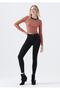 Matrushka Women's Black Non-Fading High Waist Lycra Smooth Skinny Jeans Trousers