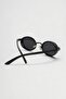 Dina Round Sunglasses Unisex Black Oval Framed / Coolandbetter - 4
