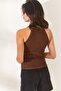 Women's Bitter Brown Strappy Camisole Body BDY-00000015 - 5