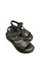 Women's Thick Sole Genuine Leather Sandals - 5
