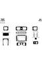 Meriç ®   Skoda Fabia Front Glove Box Trim Glossy Black 24 Pieces 1999-2006